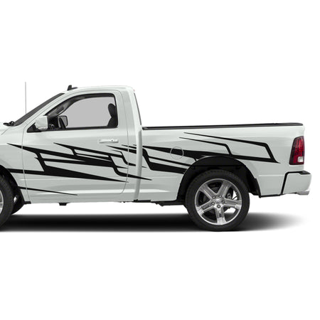 underground Brush Side Doors, bed graphics Wrap Decal Sticker for Dodge Regular Cab 1500