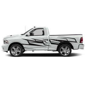 underground Brush Side Doors, bed graphics Wrap Decal Sticker for Dodge Regular Cab 1500