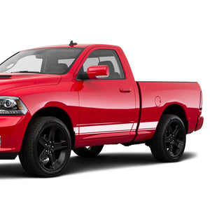 Side Door Stripes Racing Sport Wrap Decal Sticker for Dodge Ram Regular Cab 1500