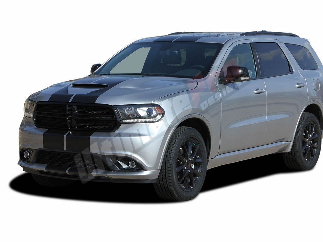 Redline Dual Decal stripes compatible with Dodge Durango 2022 SRT 392 AWD hood roof SXT, GT,GT PLUS,CITEDEL,RT