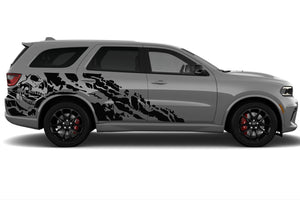 Skull design  wrap compatible with Dodge Durango 2022 SRT 392 AWD hood roof SXT, GT,GT PLUS,CITEDEL,RT