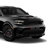 Redline Dual Decal stripes compatible with Dodge Durango 2022 SRT 392 AWD hood roof SXT, GT,GT PLUS,CITEDEL,RT