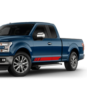 Rally sport Side Door stripe bar Sticker for Ford F150 supercab CAB wrap-thirteenth-generation CAB  2015 – 2020 XL XLT