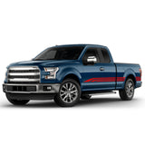 Side Door tribble edge line Stripe bar Sticker for sport + bar Sticker for Ford F150 superCab crew CAB wrap-thirteenth-generation Regular CAB  2015 – 2020 XL XLT