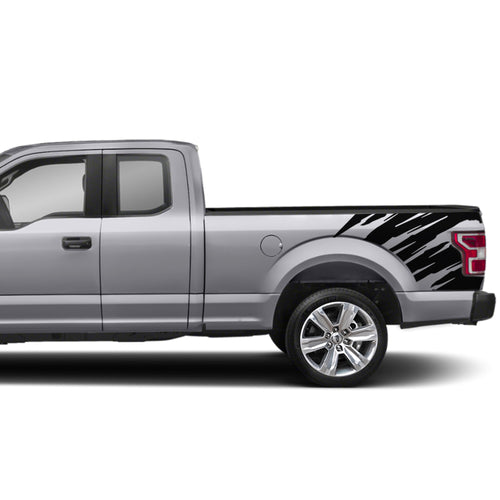 Bed Graphics wrap SUPERCAB 2X  Side design DECAL bar Sticker for Ford F150 wrap-thirteenth-generation decal CAB 2015 – 2020 XL XLT