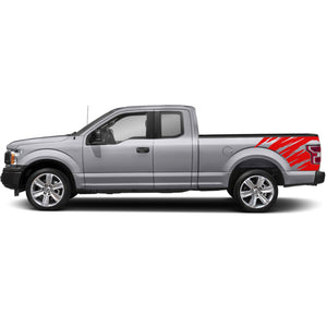 Bed Graphics wrap SUPERCAB 2X  Side design DECAL bar Sticker for Ford F150 wrap-thirteenth-generation decal CAB 2015 – 2020 XL XLT