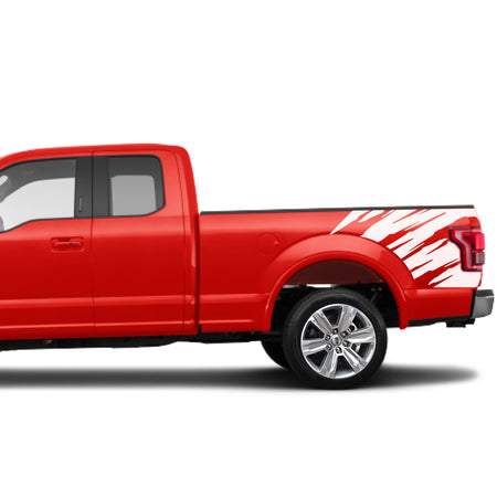 Bed Graphics wrap SUPERCAB 2X  Side design DECAL bar Sticker for Ford F150 wrap-thirteenth-generation decal CAB 2015 – 2020 XL XLT