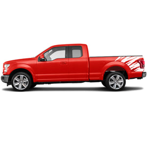 Bed Graphics wrap SUPERCAB 2X  Side design DECAL bar Sticker for Ford F150 wrap-thirteenth-generation decal CAB 2015 – 2020 XL XLT