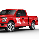USA Flag fender Full Graphics supercab 2X Side design DECAL bar Sticker for Ford F150 wrap-thirteenth-generation decal CAB 2015 – 2020 XL XLT