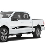 Copy of Side Door tribble edge line Stripe bar Sticker for sport + bar Sticker for Ford F150 supercrew CAB wrap-thirteenth-generation CAB  2015 – 2020 XL XLT