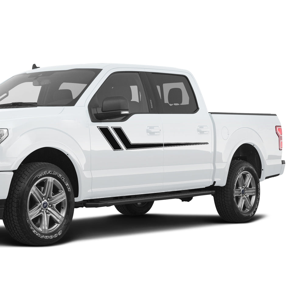 Hokey spear Stripe bar Sticker stripe bar Sticker for Ford F150 supercrew CAB wrap-thirteenth-generation Regular CAB  2015 – 2020 XL XLT