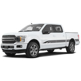 Copy of Side Door tribble edge line Stripe bar Sticker for sport + bar Sticker for Ford F150 supercrew CAB wrap-thirteenth-generation CAB  2015 – 2020 XL XLT