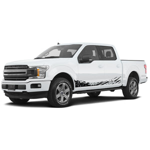 Mud splash lower splash off-road  Stripe bar Sticker stripe bar Sticker for Ford F150 supercrew crew CAB wrap-thirteenth-generation Regular CAB  2015 – 2020 XL XLT