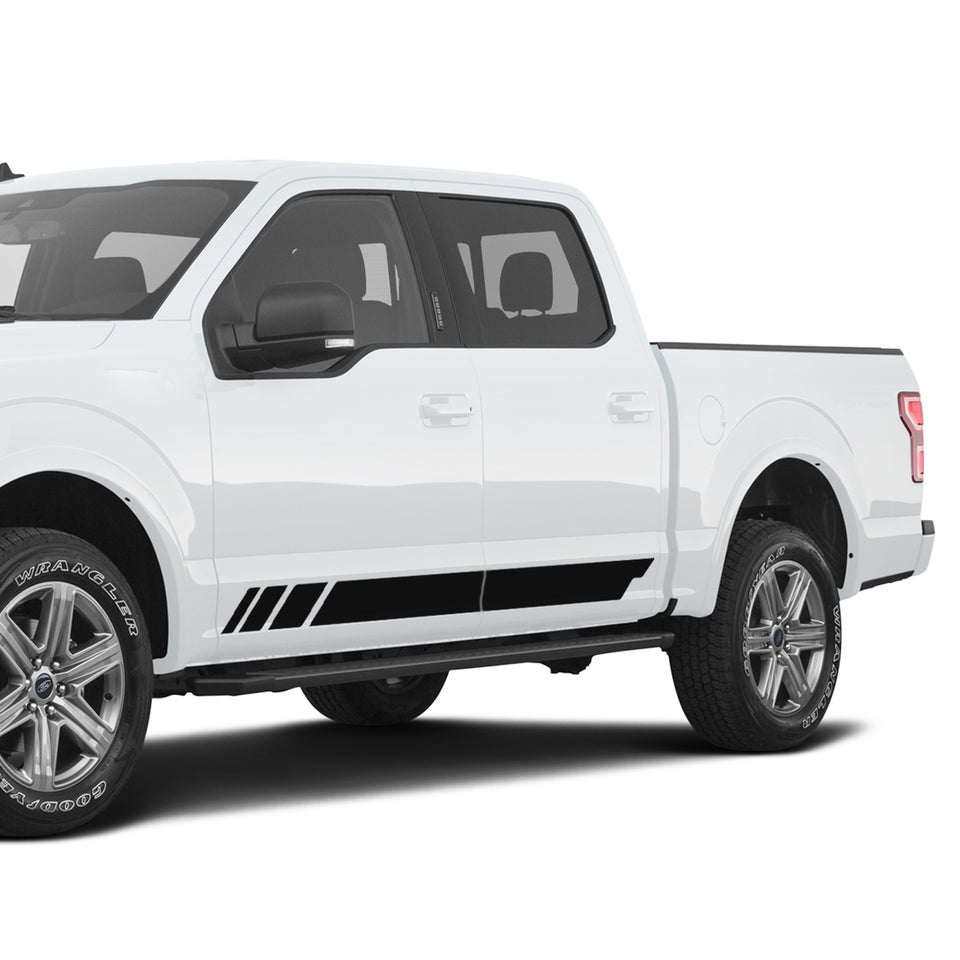 rally sport Side Door stripe bar Sticker for Ford F150 supercrew crew CAB wrap-thirteenth-generation CAB  2015 – 2020 XL XLT