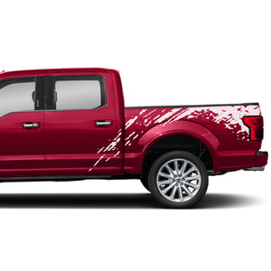 Bed Decal Sticker mud splash for  Ford F150 Supercab wrap-thirteenth-generation CAB  2015 – 2020 XL XLT