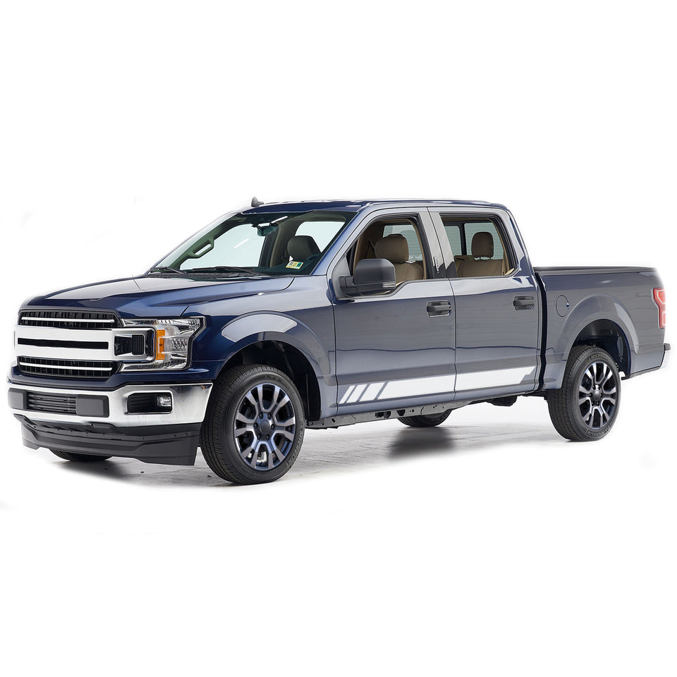 rally sport Side Door stripe bar Sticker for Ford F150 supercrew crew CAB wrap-thirteenth-generation CAB  2015 – 2020 XL XLT