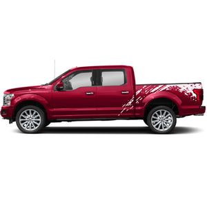 Bed Decal Sticker mud splash for  Ford F150 Supercab wrap-thirteenth-generation CAB  2015 – 2020 XL XLT