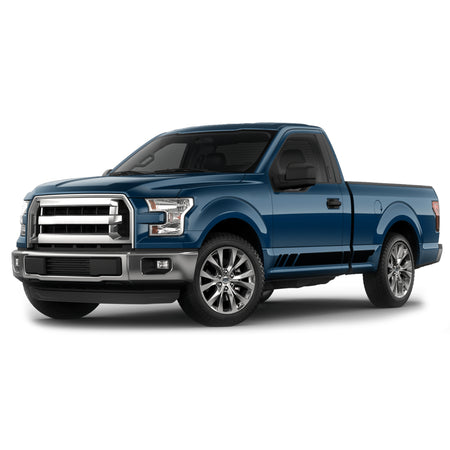 Rally sport Side Door stripe bar Sticker for Ford F150 regular CAB wrap-thirteenth-generation CAB  2015 – 2020 XL XLT