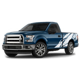 Geometric BED Flag fender Full Graphics tail Regular 2X Side design DECAL bar Sticker for Ford F150 wrap-thirteenth-generation decal CAB 2015 – 2020 XL XLT