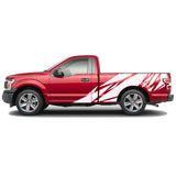 Geometric BED Flag fender Full Graphics tail Regular 2X Side design DECAL bar Sticker for Ford F150 wrap-thirteenth-generation decal CAB 2015 – 2020 XL XLT