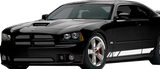 Sticker Decal Graphic Side Stripes Strobe for Dodge Charger 05-10 RT SRT-8 Light