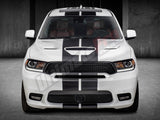 Redline Dual Decal stripes compatible with Dodge Durango 2022 SRT 392 AWD hood roof SXT, GT,GT PLUS,CITEDEL,RT