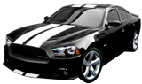 STRIPES FITS CHARGER 2006 STICKER BODY KIT FOR CARBON 2005 2006 2007 2008 2009 2010 2011 2012