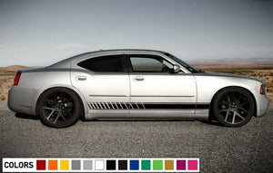 Stripes for Dodge Charger 2x Side Sticker Fender Decal Style racing 2001 2002 2003 2004 2015