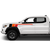 Decal Sticker Graphic Side Triple Retro Stripe Body Kit For Toyota Tacoma Racing