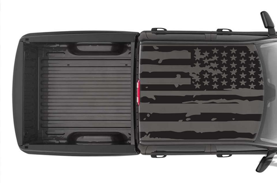 Usa Full Roof cover panel wrap Graphic Kit for Dodge Ram 2010 2011 2012 2013 2014 2015 2016 2017 2018 2019 2020 2021 2022 turbo Flag