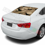 Army designs Rear Window See Thru Stickers Perforated for Chevrolet Impala 2020