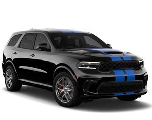 Redline Dual Decal stripes compatible with Dodge Durango 2022 SRT 392 AWD hood roof SXT, GT,GT PLUS,CITEDEL,RT