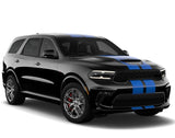 Redline Dual Decal stripes compatible with Dodge Durango 2022 SRT 392 AWD hood roof SXT, GT,GT PLUS,CITEDEL,RT