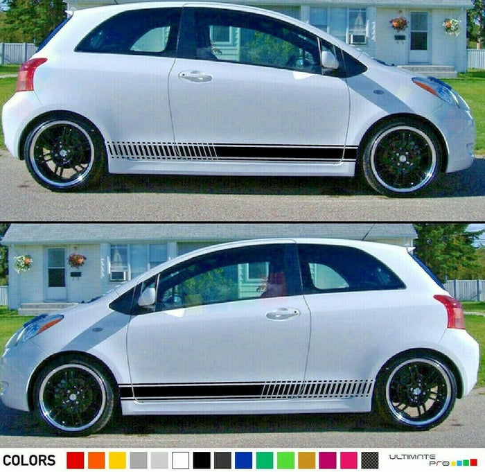 Body Stripe Kit for Toyota Yaris Vitz RS XP90 Light Fender 2007 2008 2009 2010