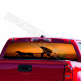 Camo designs Rear Window See Thru Sticker Perforated for Chevrolet Avalanche