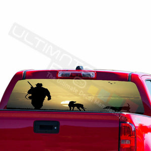 Camo designs Rear Window See Thru Sticker Perforated for Chevrolet Avalanche