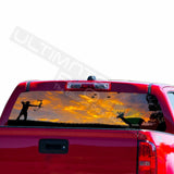 Camo designs Rear Window See Thru Sticker Perforated for Chevrolet Avalanche