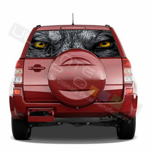 Camo Hunting Decal Rear Window See Thru Stickers Perforated for Grand Vitara Old