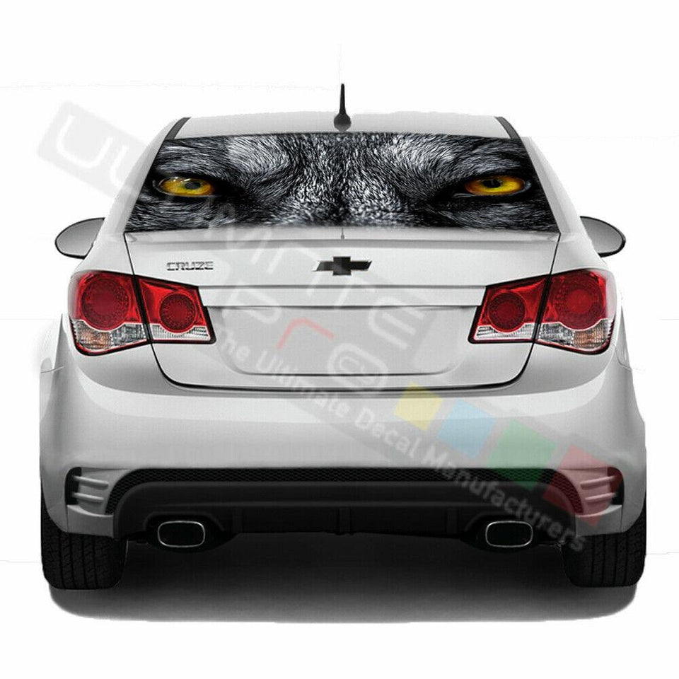 Camo Hunting Decals Rear Window See Thru Sticker Perforated for Chevrolet Cruze