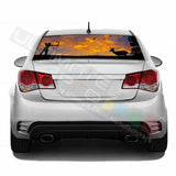 Camo Hunting Decals Rear Window See Thru Sticker Perforated for Chevrolet Cruze