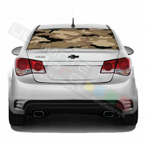 Camo Hunting Decals Rear Window See Thru Sticker Perforated for Chevrolet Cruze