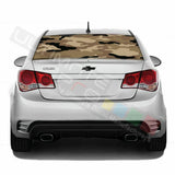 Camo Hunting Decals Rear Window See Thru Sticker Perforated for Chevrolet Cruze