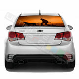 Camo Hunting Decals Rear Window See Thru Sticker Perforated for Chevrolet Cruze