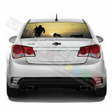 Camo Hunting Decals Rear Window See Thru Sticker Perforated for Chevrolet Cruze