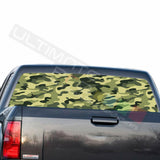 Camo Hunting Decals Rear Window See Thru Stickers Perforated for GMC Sierra 2018