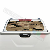 Camo Hunting Decals Window See Thru Stickers Perforated for Nissan Navara 2016