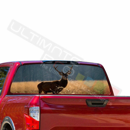 Camo Hunting Decals Window See Thru Stickers Perforated for Nissan Titan 2017