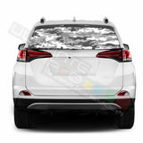 Camo Hunting Decals Window See Thru Stickers Perforated for Toyota RAV4 2018