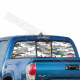 Camo Hunting Decals Window See Thru Stickers Perforated for Toyota Tacoma 2018