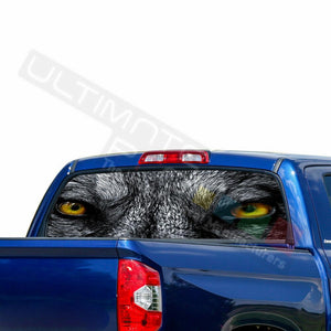 Camo Hunting Decals Window See Thru Stickers Perforated for Toyota Tundra 2016